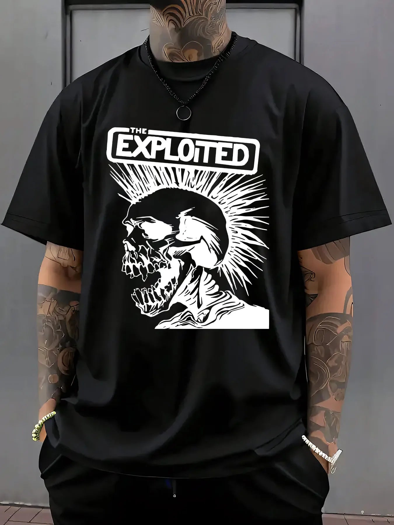 Exploited Skull Tee